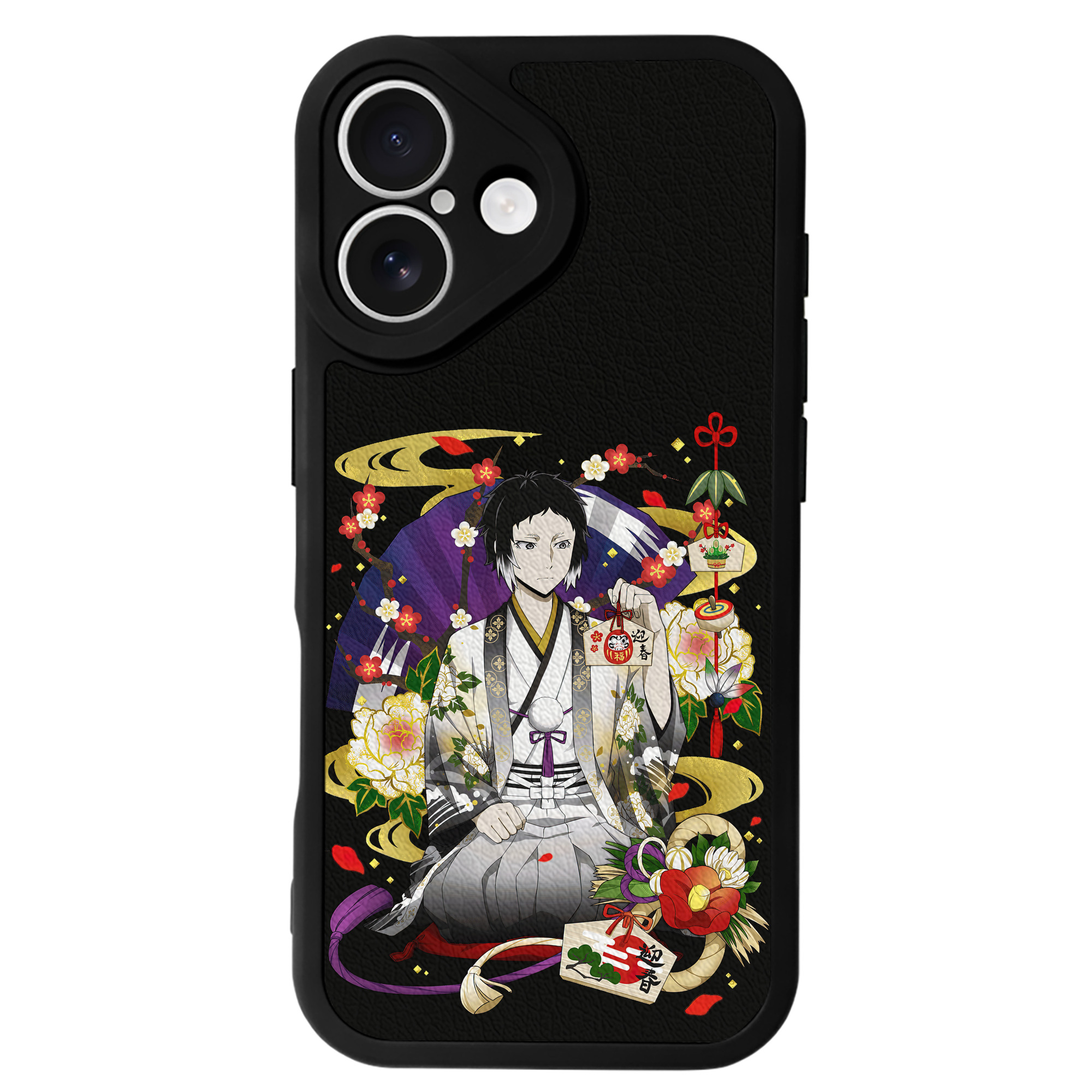 （画像用） 文豪ストレイドッグス Bungo Stray Dogs 【iPhone 16シリーズ対応】シリコンスマホケース（レザー調） 材質：シリコン